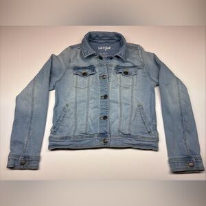 Cat & Jack Light Blue Button-Up Jacket